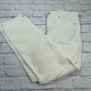 Jones New York Women's Straight Leg Jeans - White